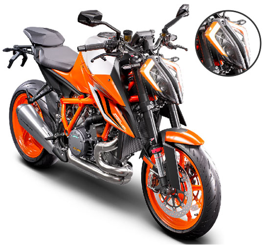 KTMバイク前照灯冷却用ヒートシンク