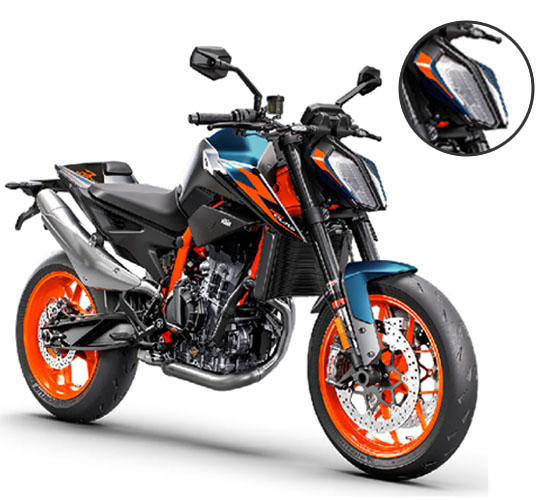 KTMバイク前照灯冷却用ヒートシンク